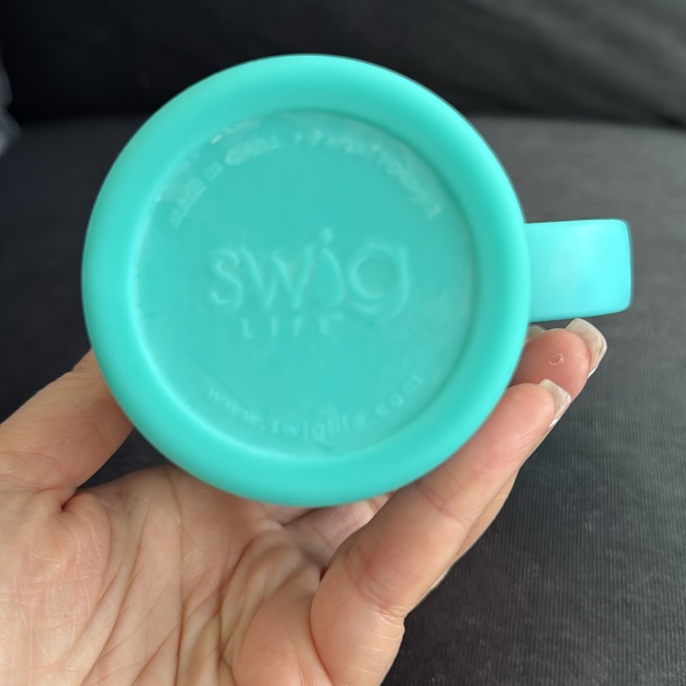 Swig Life Travel Mug Size 5x5 Color Marble Green Blue Yellow - Picture 4 of 8